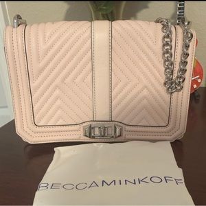 Rebecca Minkoff Geo Quilted Love Crossbody